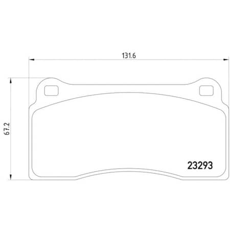 Pagid Brakes Disc Brake Pad, 355008981 355008981